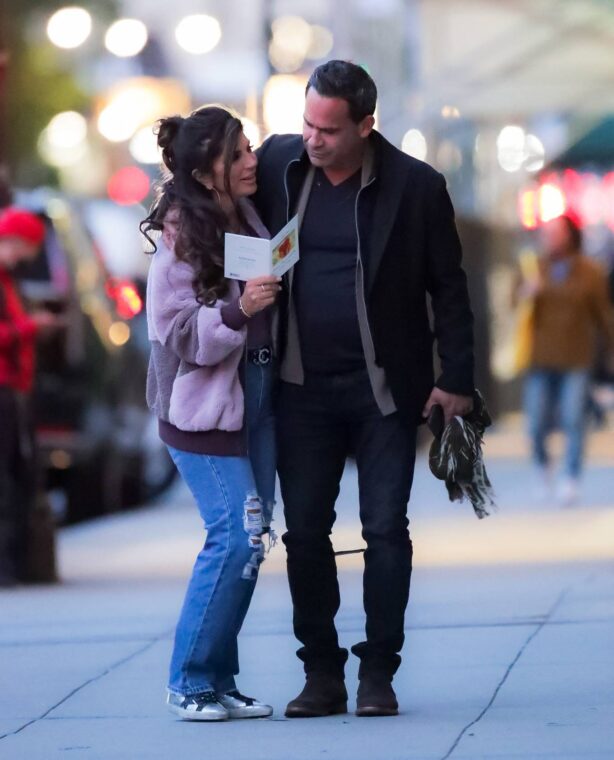 Teresa Giudice - With boyfriend Luis Ruelas on a date in New York