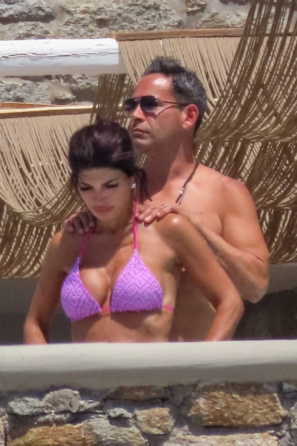 Teresa Giudice - With Luis Ruelas and with her daughters Gia and Milania Giudice in Mykonos