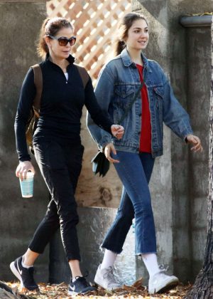 Teri Hatcher and daughter Emerson out in Los Angeles
