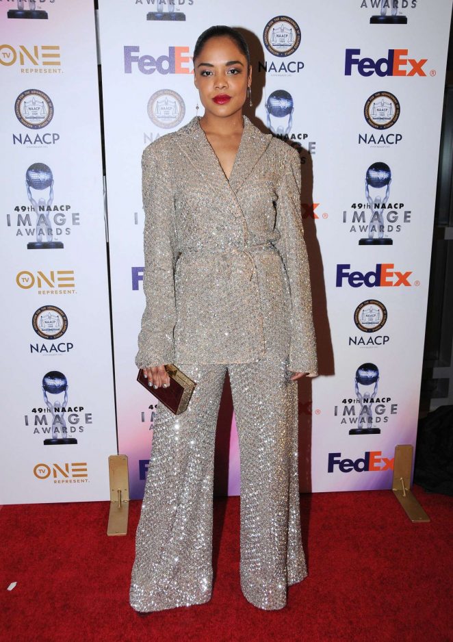 Tessa Thompson - 49th NAACP Image Awards Dinner and Ceremony in Pasadena