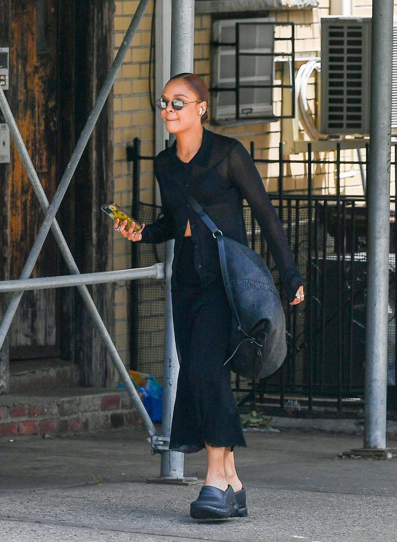 Tessa Thompson - Steps out in New York