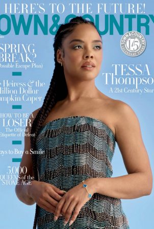 Tessa Thompson - Town and Country USA - February 2021