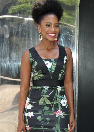 Teyonah Parris at Good Day New York in NYC