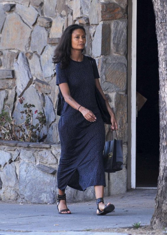 Thandie Newton - Out in Los Angeles