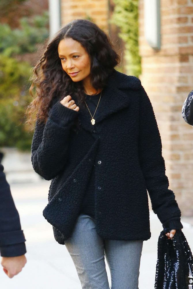 Thandie Newton - Out in New York