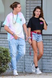 Thylane Blondeau and boyfriend Milane Meritte - Shopping in Los Angeles