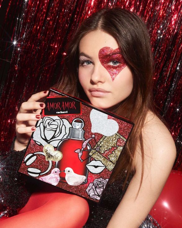 Thylane Blondeau - Cacharel Parfums' Glitter Parade Holiday Campaign 2019