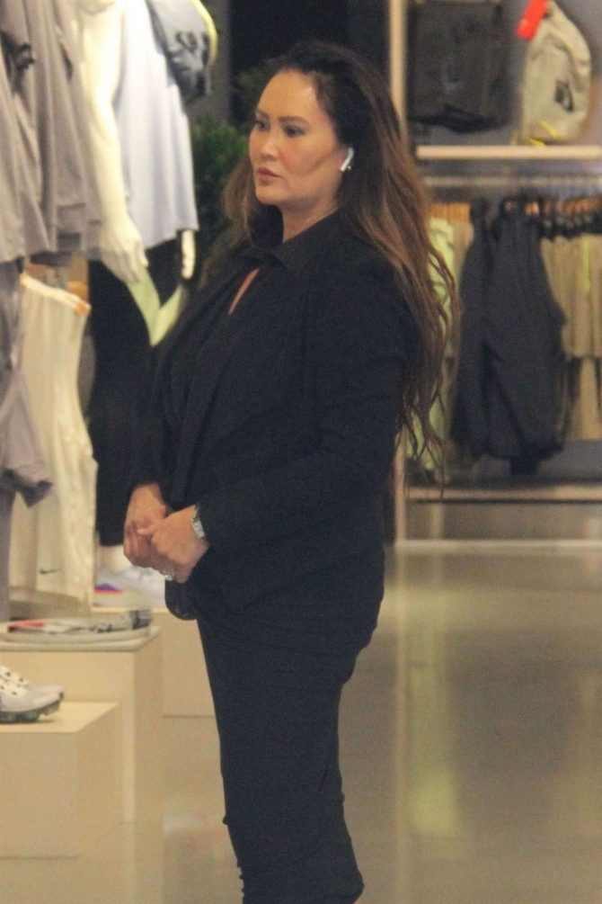 Tia Carrere - Shopping at Nike in Beverly Hills