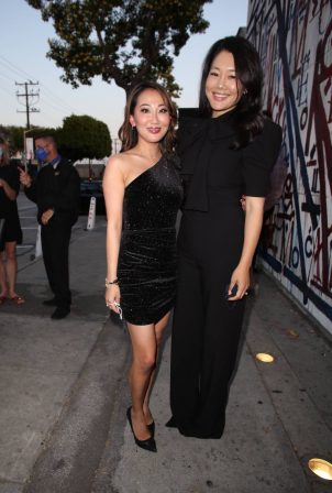 Tiffany Moon - With Crystal Kung Minkoff at Craig's Restaurant in West Hollywood