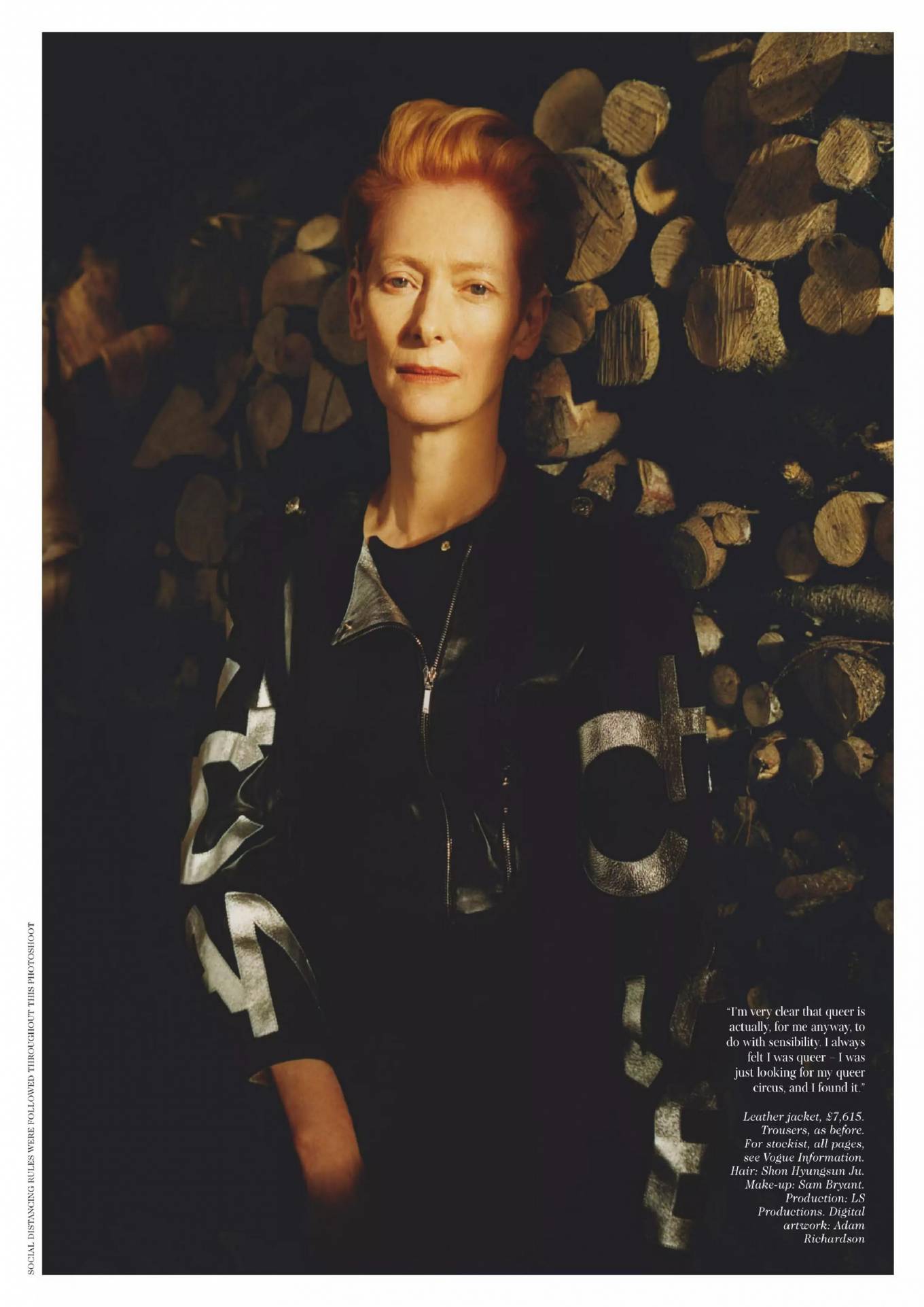 Tilda Swinton – Vogue UK (February 2021)