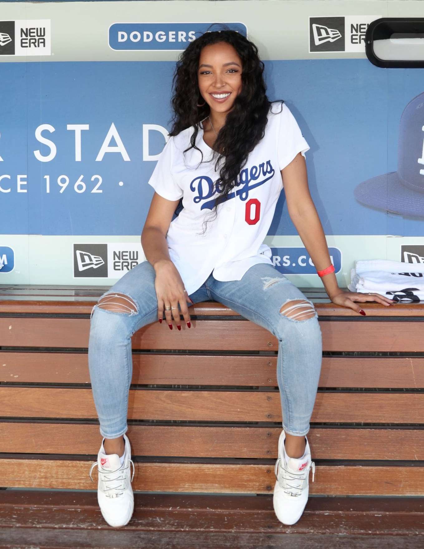 Tinashe â€“ Sings The National Anthem At Dodger Stadium In Los Angeles