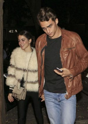 Tini Stoessel and Pepe Barroso Silva out in Madrid