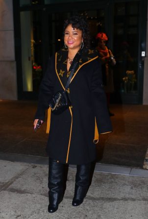 Tisha Campbell - With Angela Yee and Sherri Shepard seen at the Crosby hotel in NYC