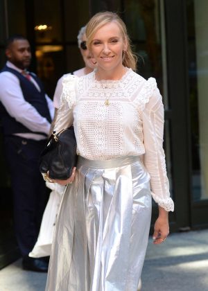 Toni Collette out in New York