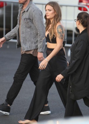 Tove Lo - Arriving at Jimmy Kimmel Live in Los Angeles