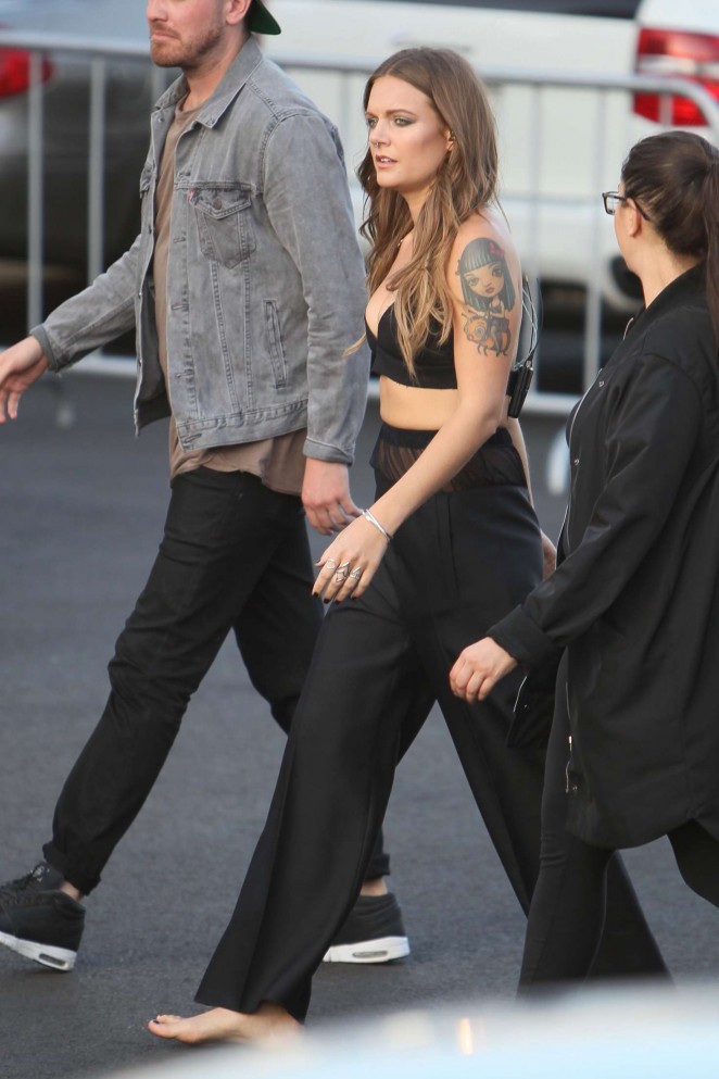 Tove Lo - Arriving at Jimmy Kimmel Live in Los Angeles