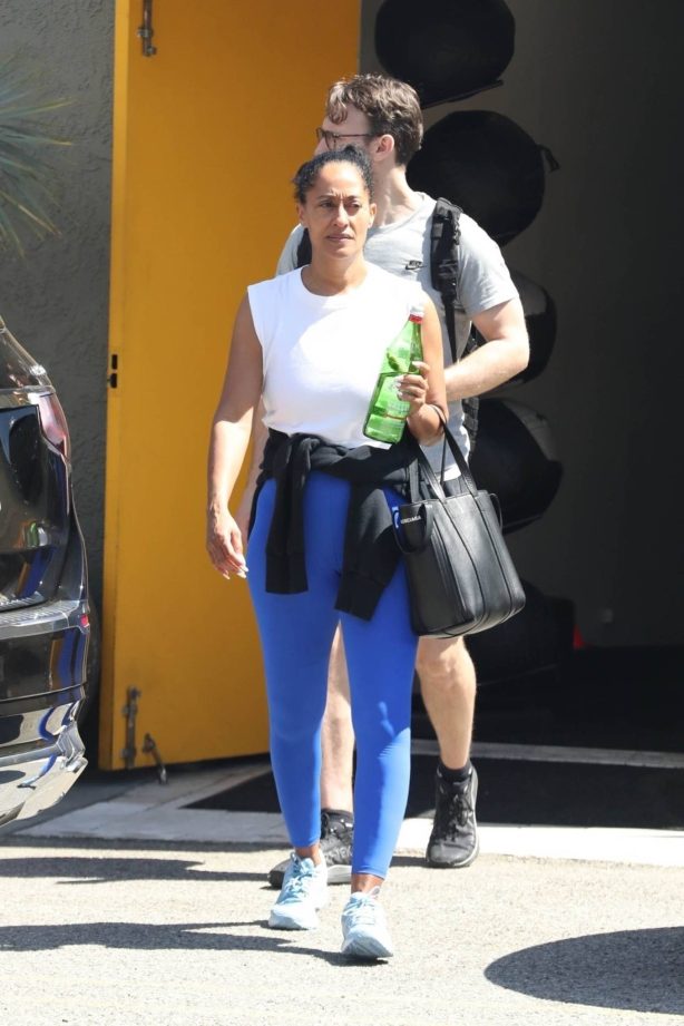 Tracee Ellis Ross - Is spotted heading home after a workout session in Los Angeles