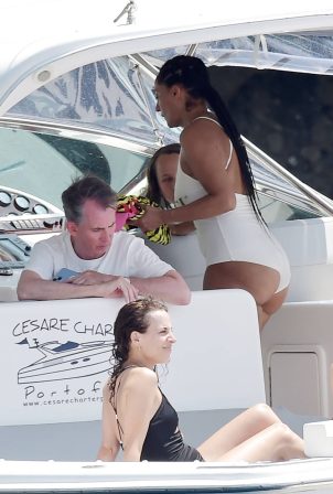 Tracee Ellis Ross - Pictured on her holiday trip in Portofino - Italy