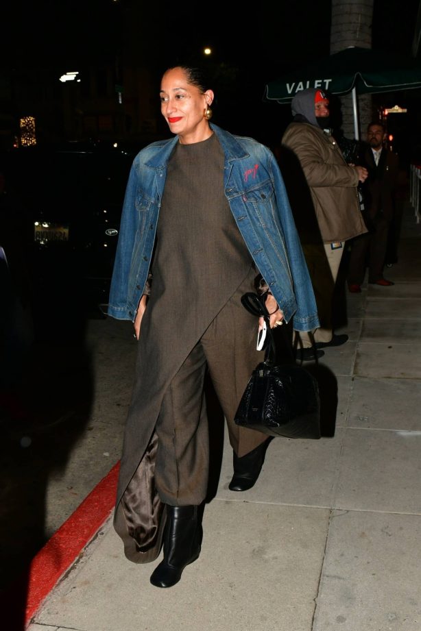 Tracee Ellis Ross - Seen leaving Cipriani restaurant in Beverly Hills