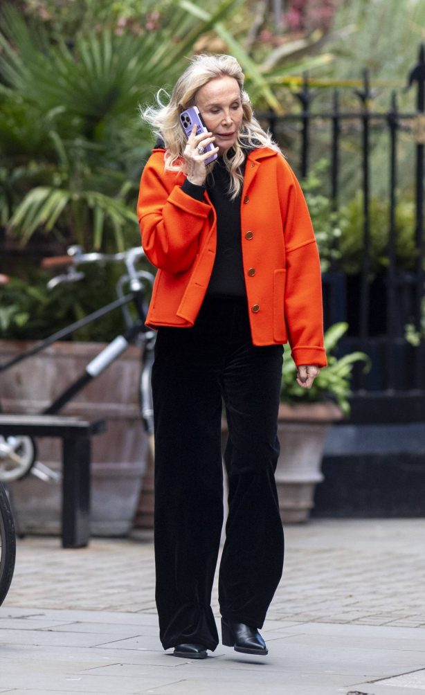 Trudie Styler - Seen at Chiltern Firehouse in London