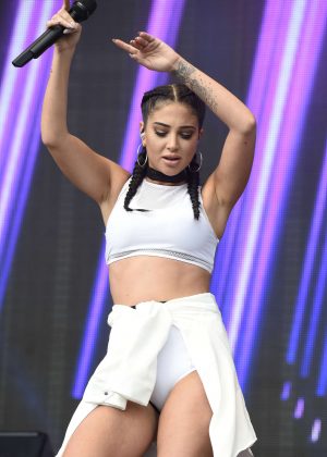 Tulisa Contostavlos - Performing at Total Access Live Betley Farm Festival in Cheshire