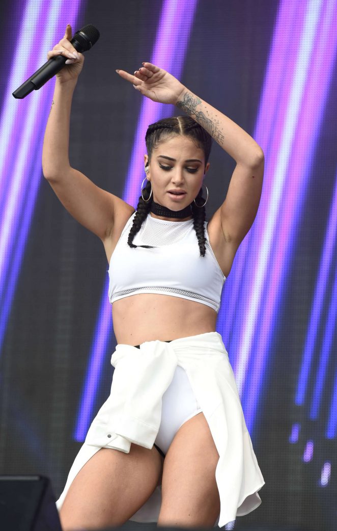 Tulisa Contostavlos - Performing at Total Access Live Betley Farm Festival in Cheshire