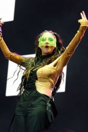 Tulisa performing live at Manchester Pride 2019
