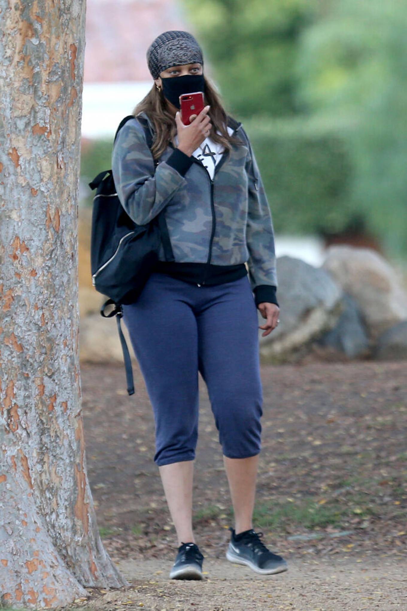 Tyra Banks – Pictured in park in Los Angeles