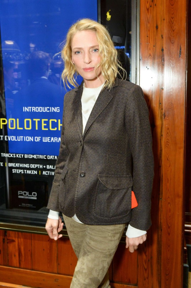 Uma Thurman - Polo Ralph Lauren Event with Athlete Ally in NYC