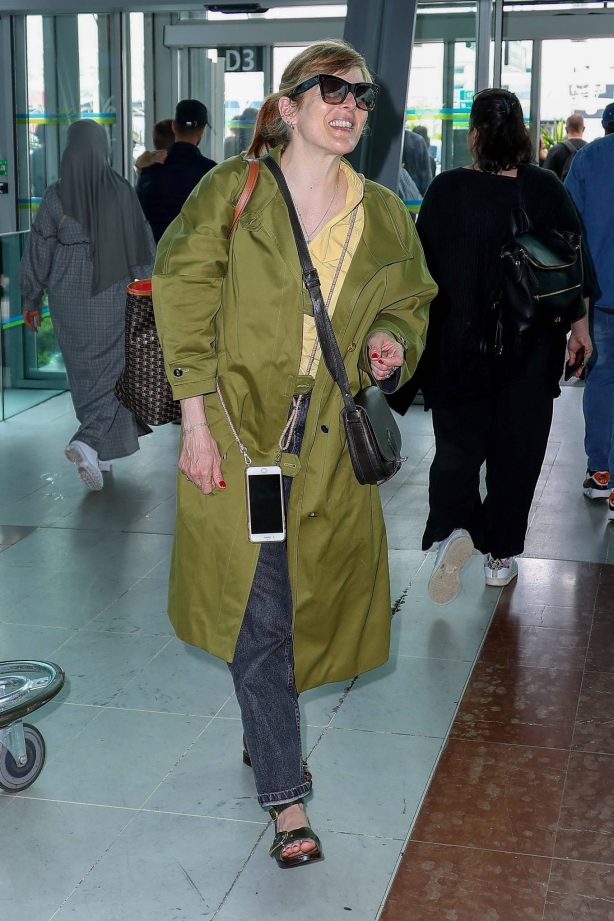 Valerie Donzelli - Leaving Cannes film festival 2023 at Nice Airport