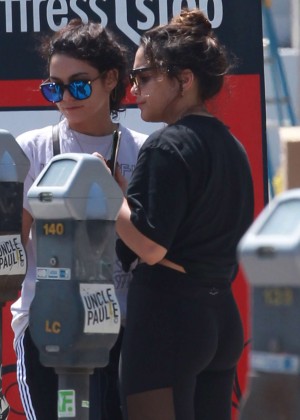 Vanessa and Stella Hudgens at Cryohealthcare in Los Angeles
