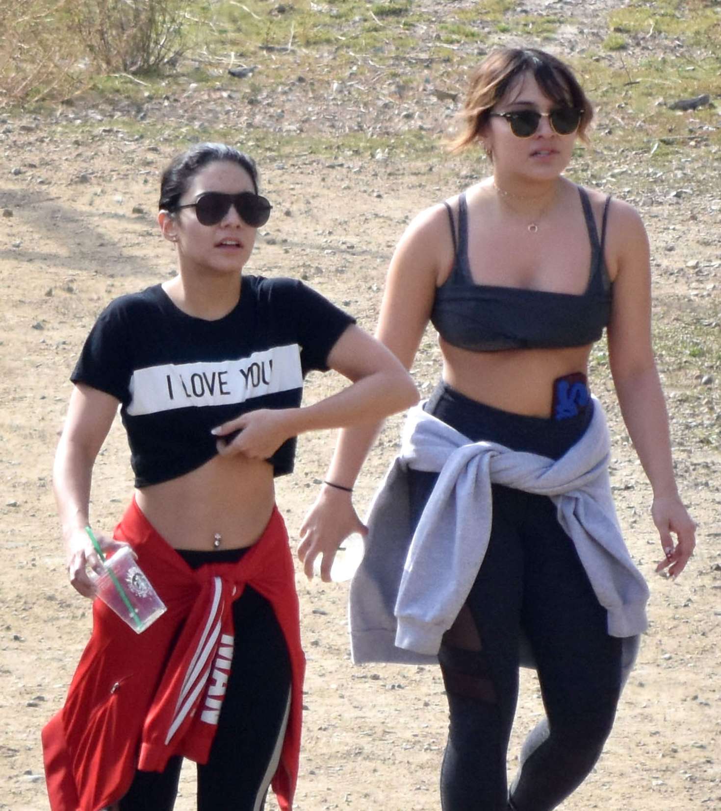 Vanessa and Stella Hudgens on a hike in Los Angeles -14 | GotCeleb Stella Hudgens And Christian Beadles