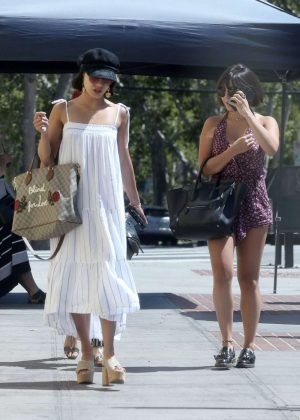 Vanessa and Stella Hudgens Out for Lunch in Los Angeles