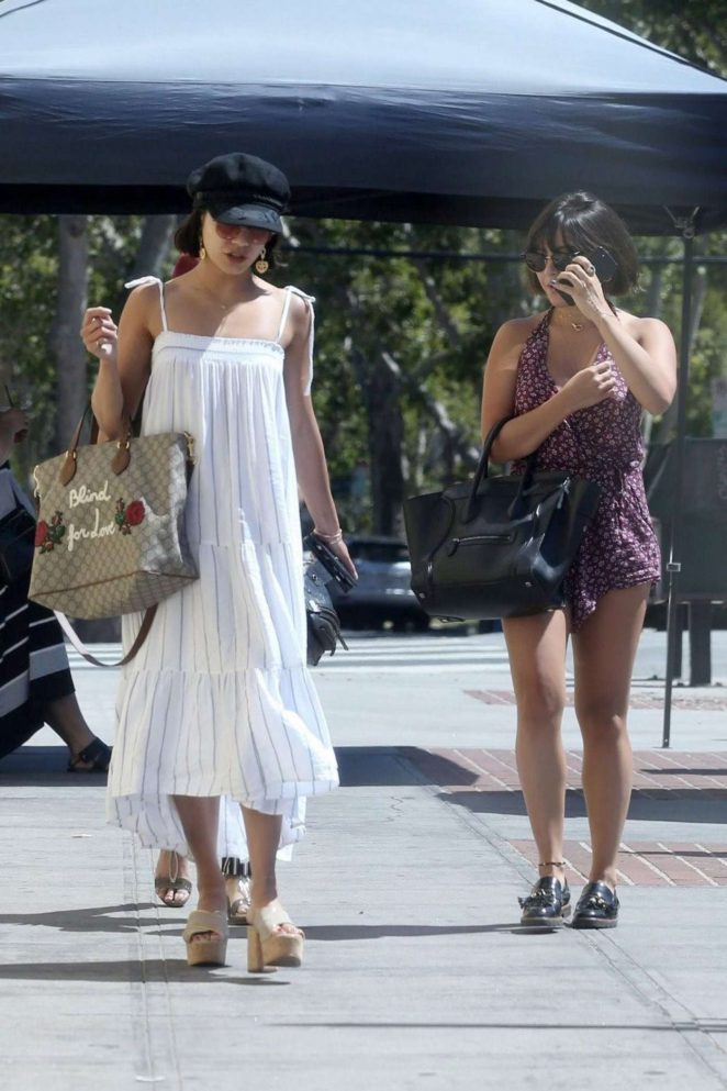 Vanessa and Stella Hudgens Out for Lunch in Los Angeles
