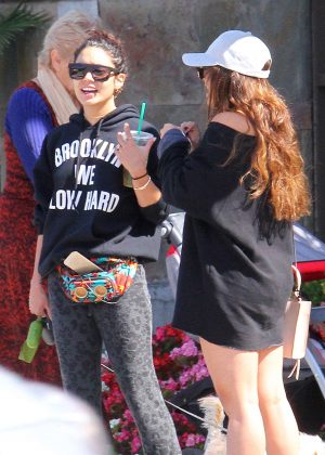 Vanessa and Stella Hudgens out in Los Angeles