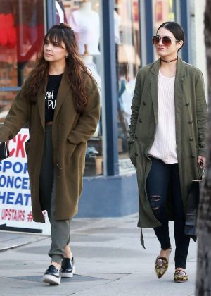 Vanessa and Stella Hudgens out Shopping in Studio City