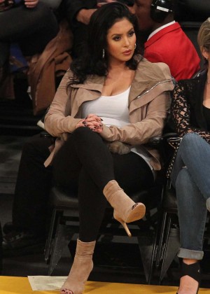 Vanessa Bryant at the Lakers Game