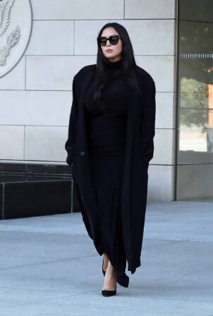 Vanessa Bryant - Seen Leaving the courthouse in Los Angeles