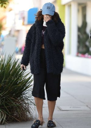 Vanessa Hudgens after workout in Los Angeles