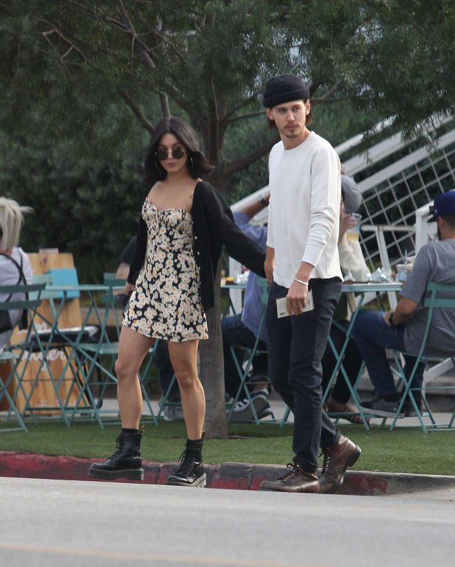 Vanessa Hudgens and Boyfriend Austin Butler - Out in Los Angeles