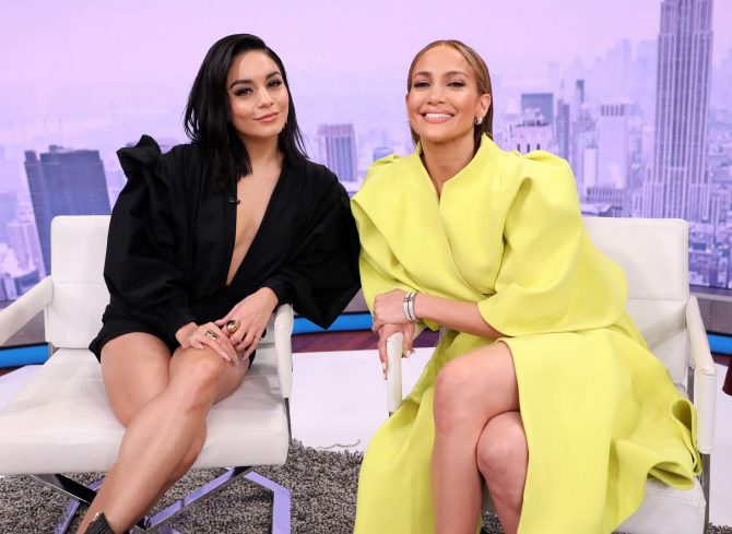 Vanessa Hudgens and Jennifer Lopez - On Telemundo's 'Un Nuevo Dia' in Miami