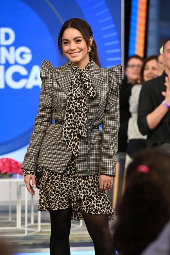 Vanessa Hudgens at Good Morning America in New York