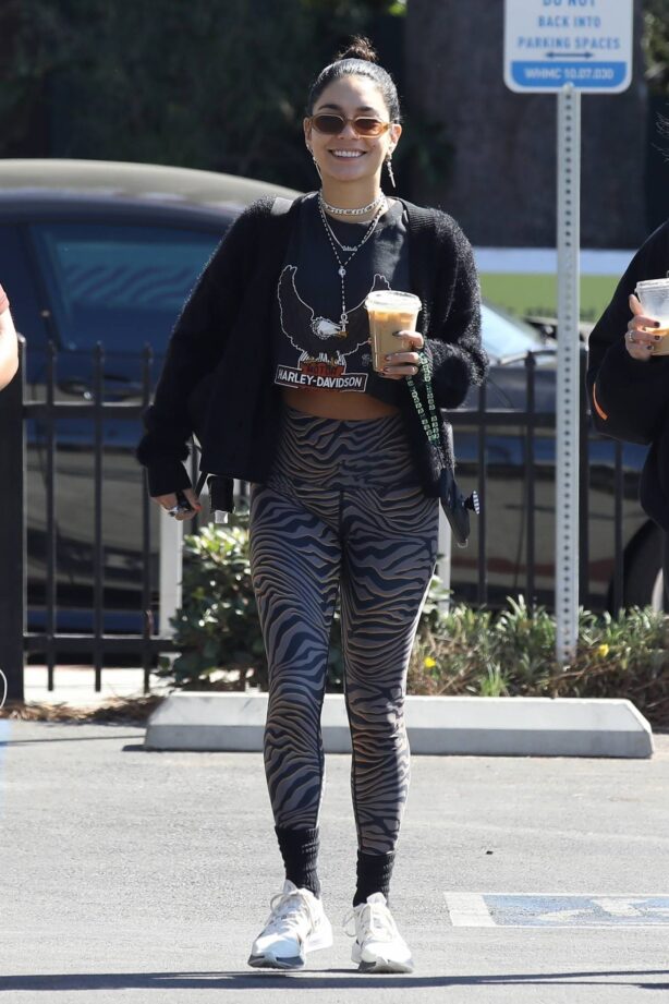 Vanessa Hudgens - at the Dogpound gym in West Hollywood