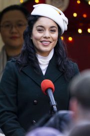 Vanessa Hudgens - Filming 'The Princess Switch, Switched Again' in Edinburgh