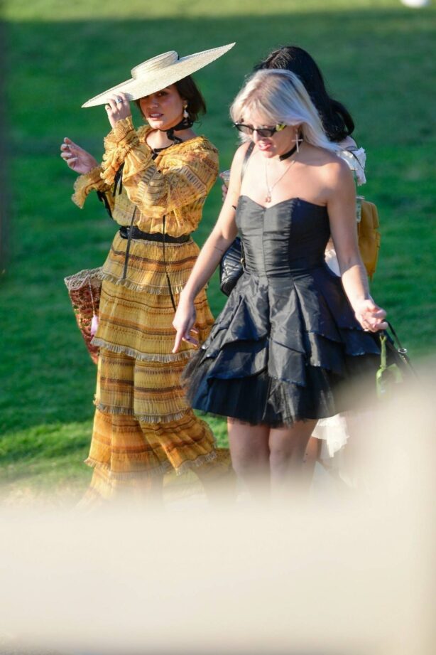 Vanessa Hudgens - has fun with BFF GG Magree in the park in Los Angeles