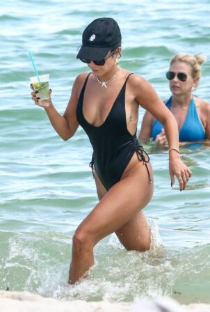 Vanessa Hudgens - In bikini on a beach in Miami