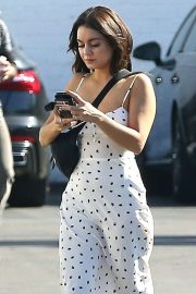 Vanessa Hudgens in Summer Dress - Out in Los Feliz