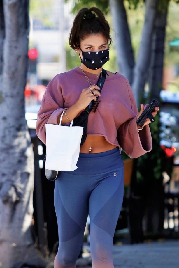 Vanessa Hudgens - Looks sporty after her workout in West Hollywood