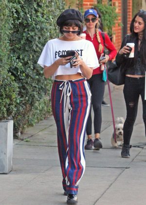 Vanessa Hudgens out in West Hollywood