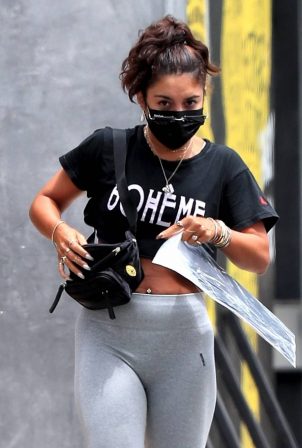 Vanessa Hudgens - See at Dogpound gym with a friend in West Hollywood